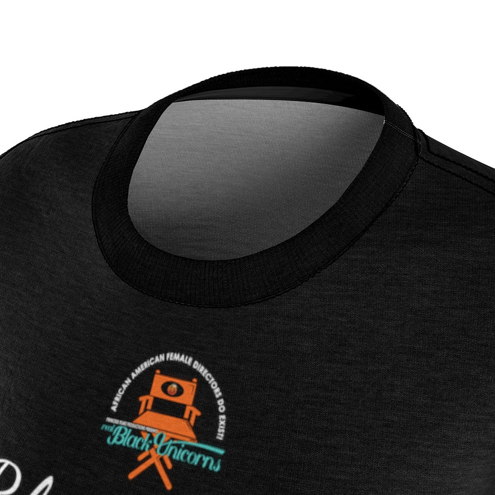 Thumbnail: Black Girls On Set Orange/Turquoise Sleeve Tee