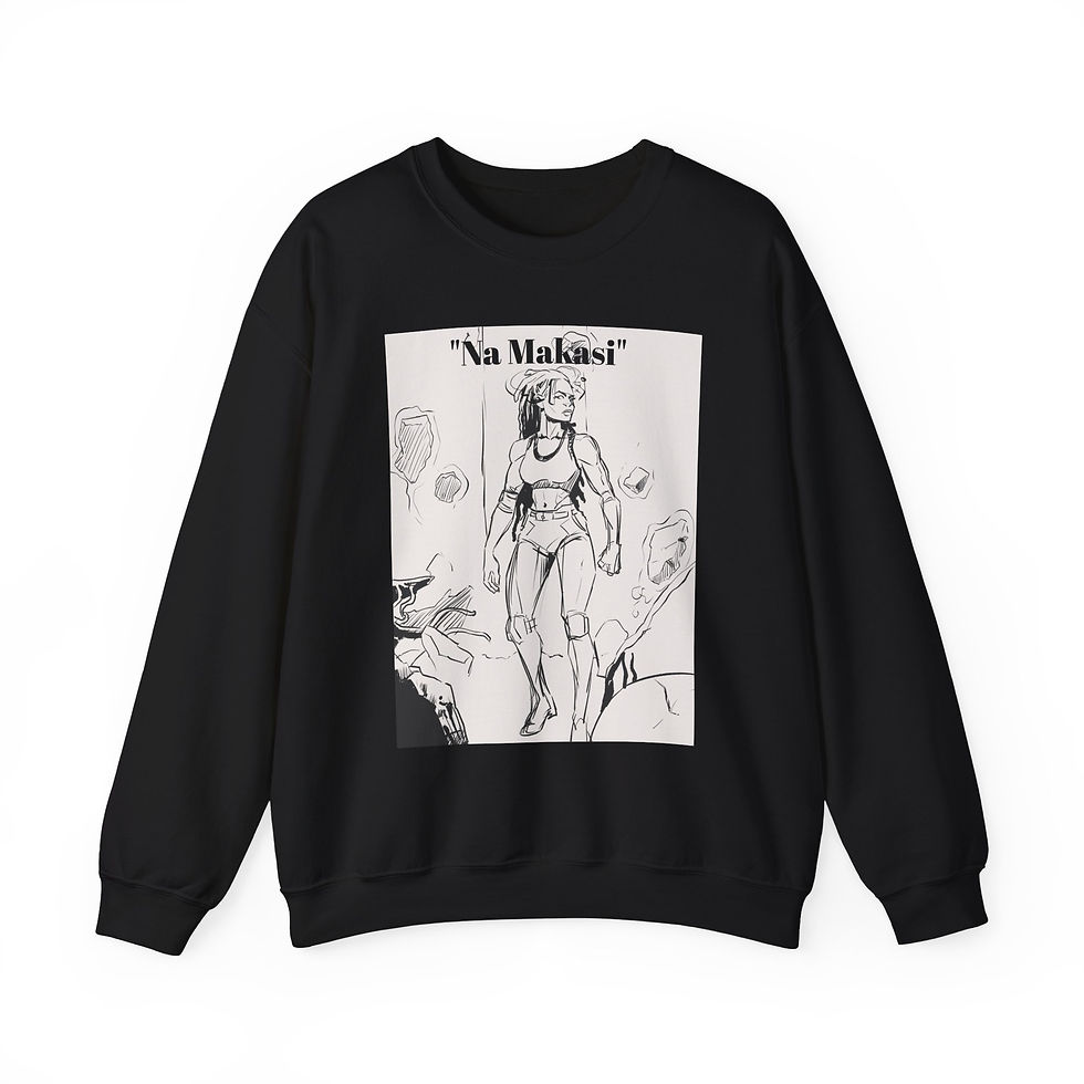 Thumbnail: Na Makasi Black sweatshirt
