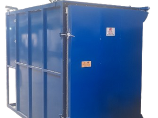 Horno a gas destinado a la pirólisis de útiles de pintura