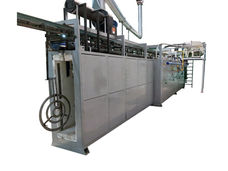 Horno tipo carrusel para tratamiento de aros de paellero