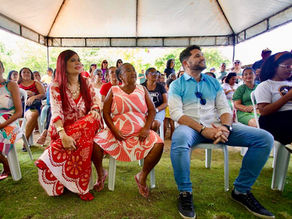 Delegada Gleide Ângelo se fortalece junto às mulheres da pesca artesanal.