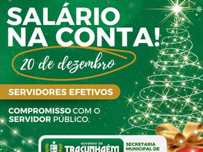 Os salÔrios dos funcionÔrios efetivos jÔ tão na conta.