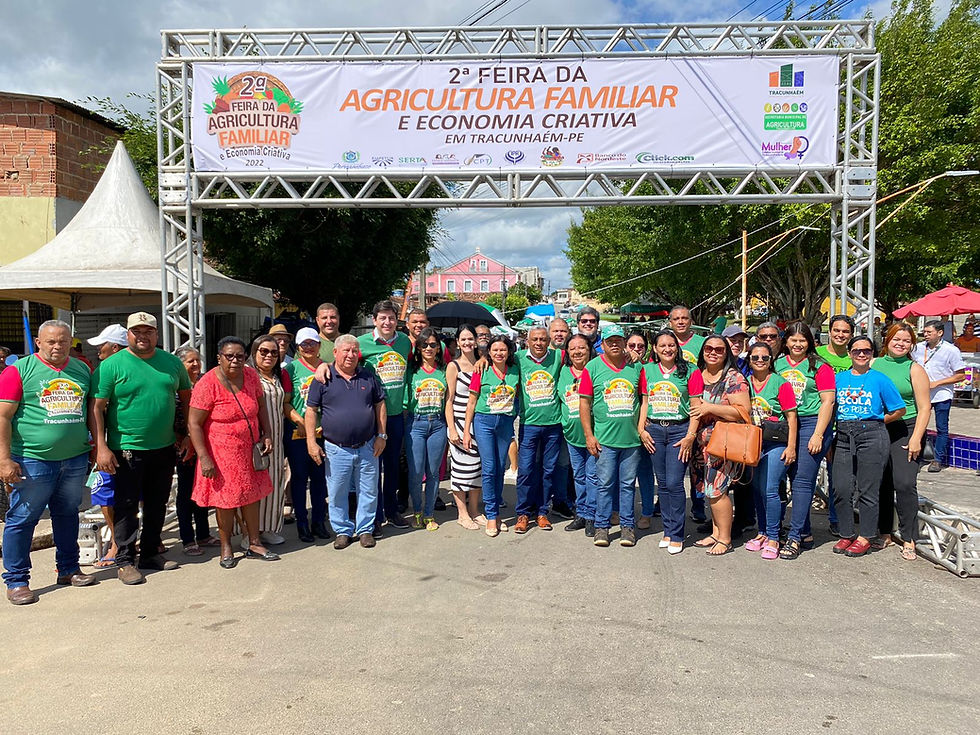 2ª feira da agricultura familiar e economia criativa aconteceu no município de Tracunhaém