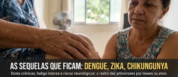 O Rastro das Doenças: Sequelas de Longo Prazo da Zika, Dengue e Chikungunya.