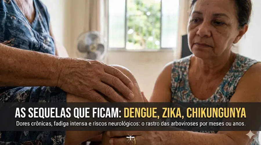 O Rastro das Doenças: Sequelas de Longo Prazo da Zika, Dengue e Chikungunya.