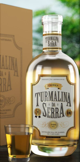 Miniatura: Cachaça Turmalina da Serra Carvalho Francês Extra Premium 700ml