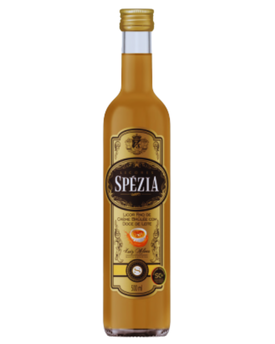 Licor Cremoso Creme Brûlée com Doce de Leite Spézia 500ml