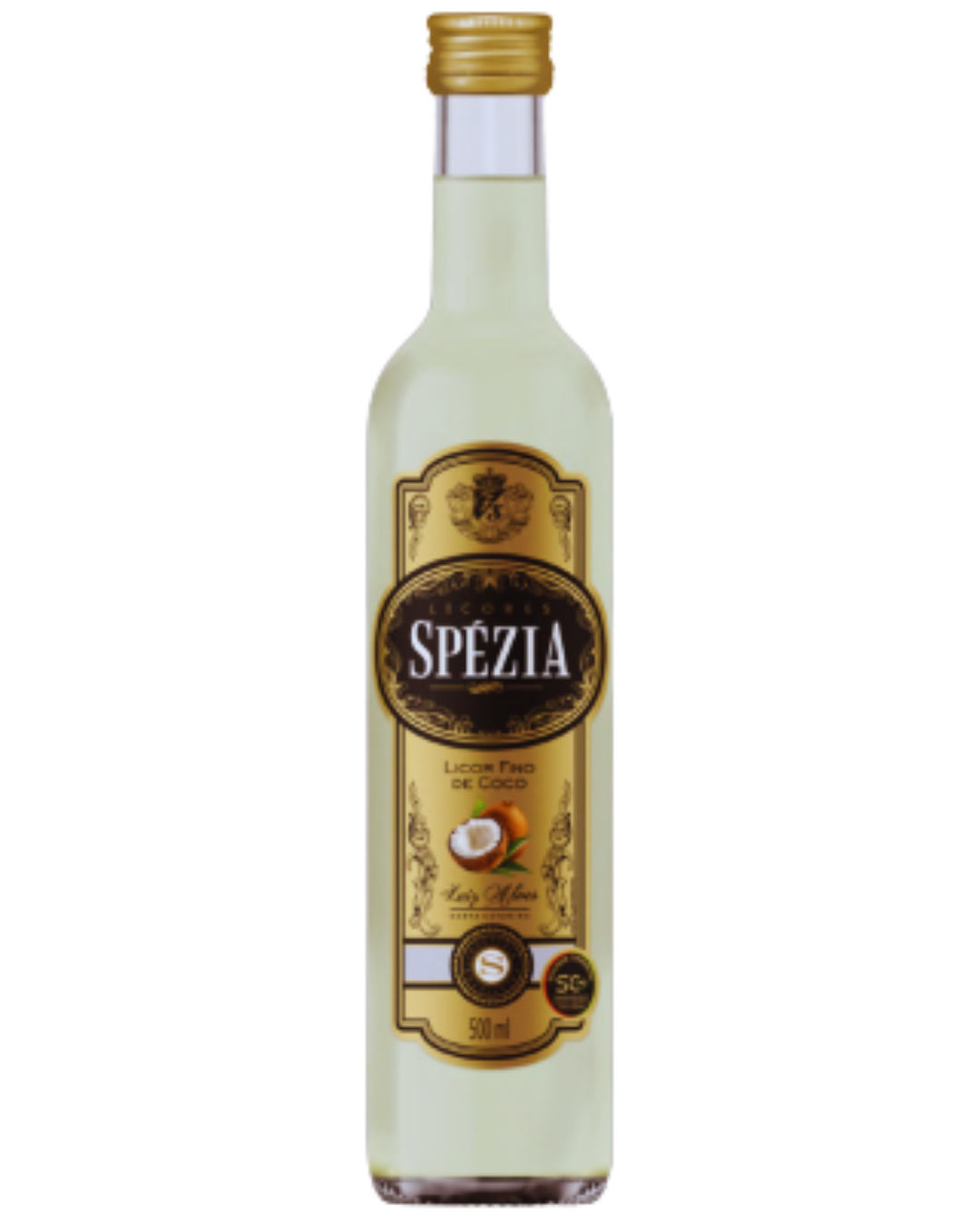Licor Fino de Coco Spézia 500ml Sabor Tropical