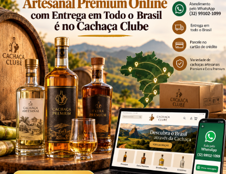 Comprar cachaça artesanal premium online no Cachaça Clube com entrega em todo o Brasil
