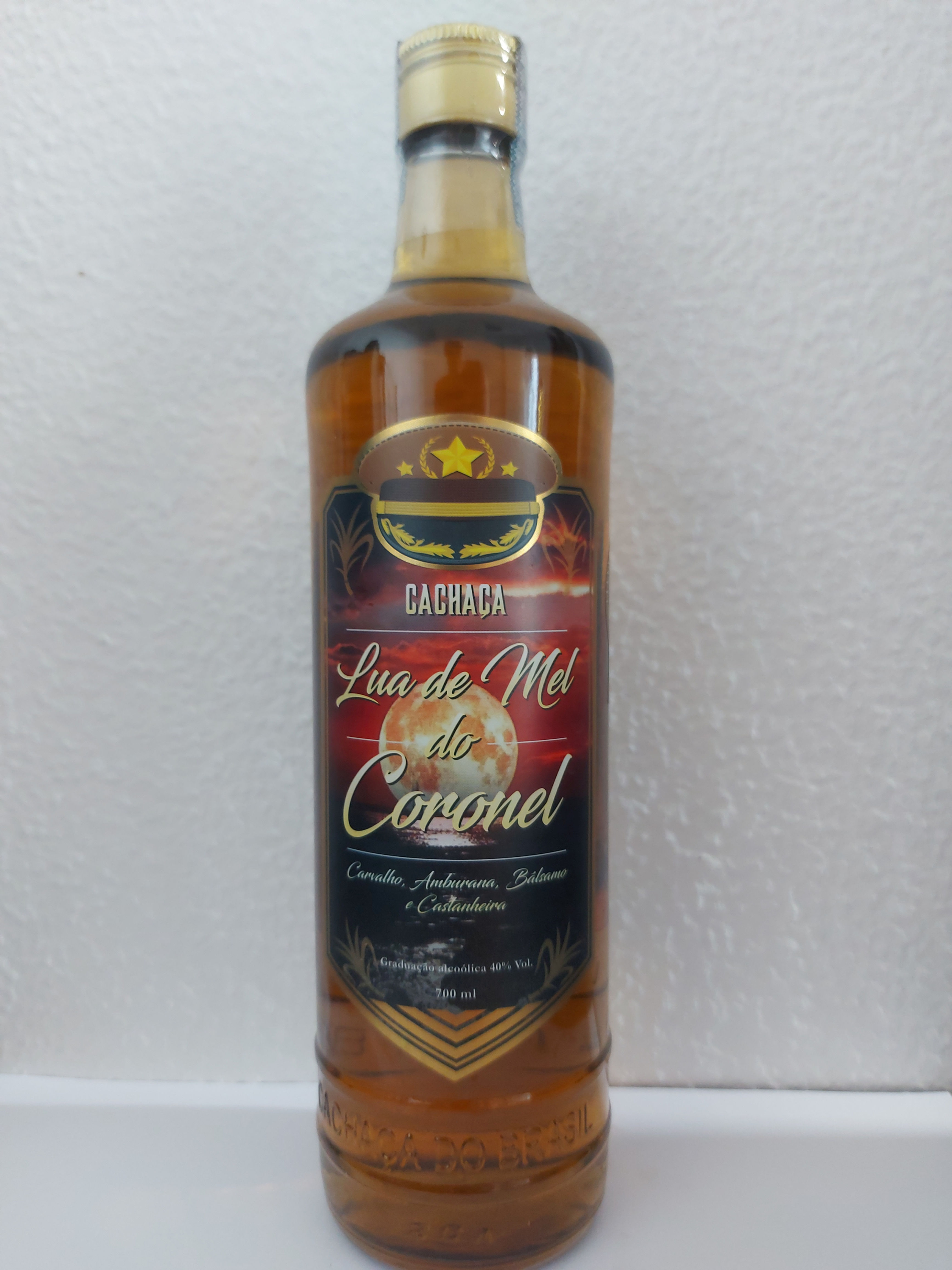 Cachaça Lua de Mel do Coronel 4 Madeiras Premium 700ml