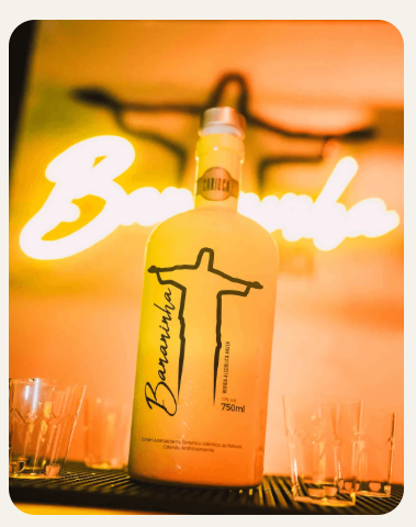 Miniatura: Bananinha Carioca 750ml Licor Fino de Banana