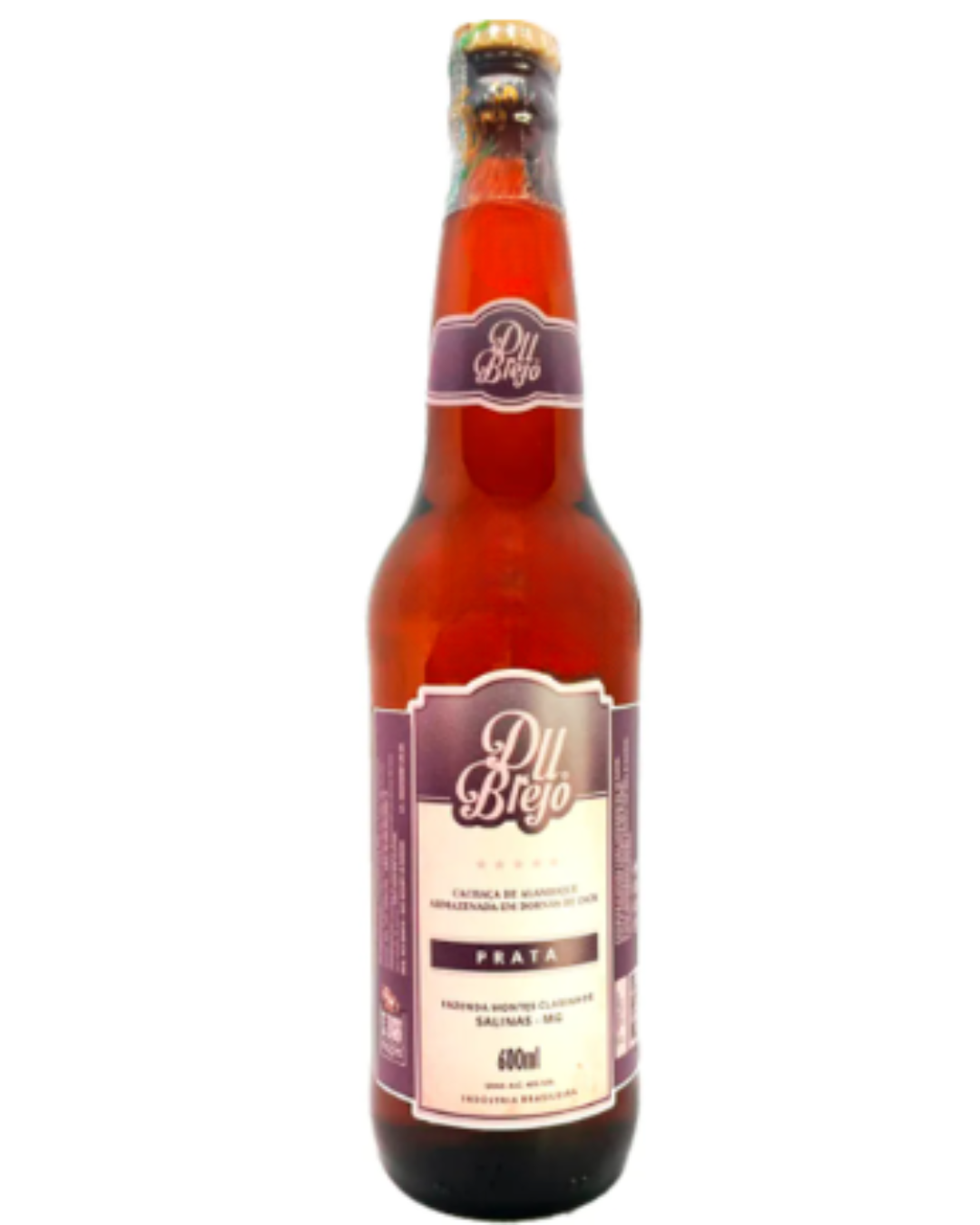 Cachaça Du Brejo Prata 600ml Pureza e tradição artesanal