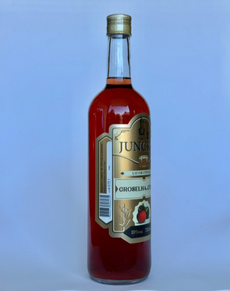 Miniatura: Licor Fino Junckes Groselha do Ceilão 750ml Medalha de Ouro New Spirits
