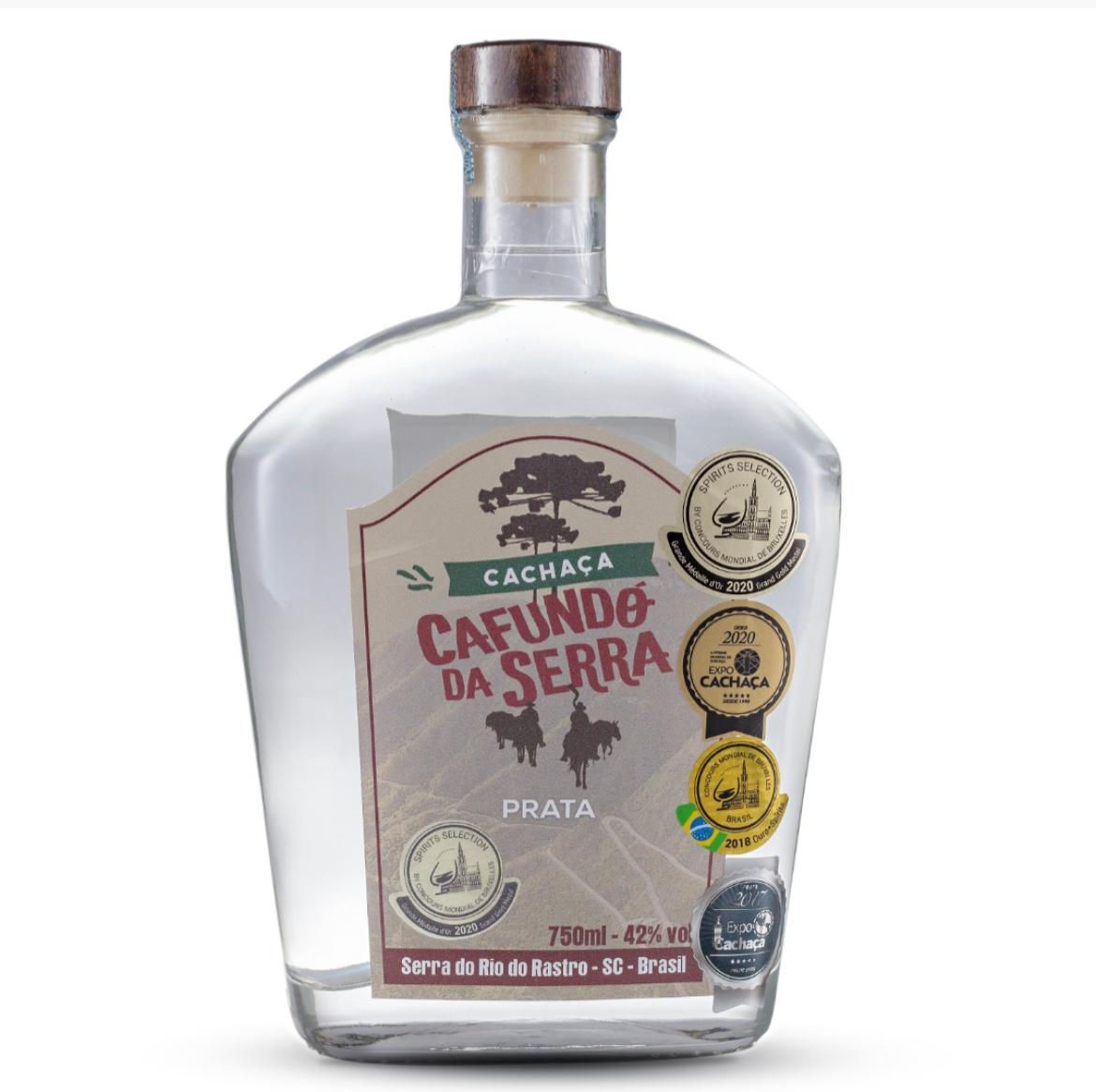 Cachaça Cafundó da Serra Prata Magnata 750ml Premiada Brasil e Exterior