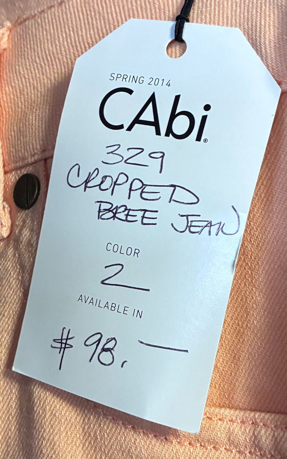 Thumbnail: CAbi Cropped Bree Jeans #329 S2 