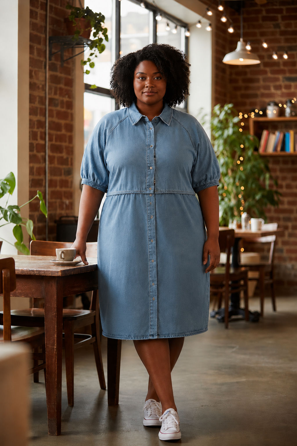 Denim Dress Sz Plus