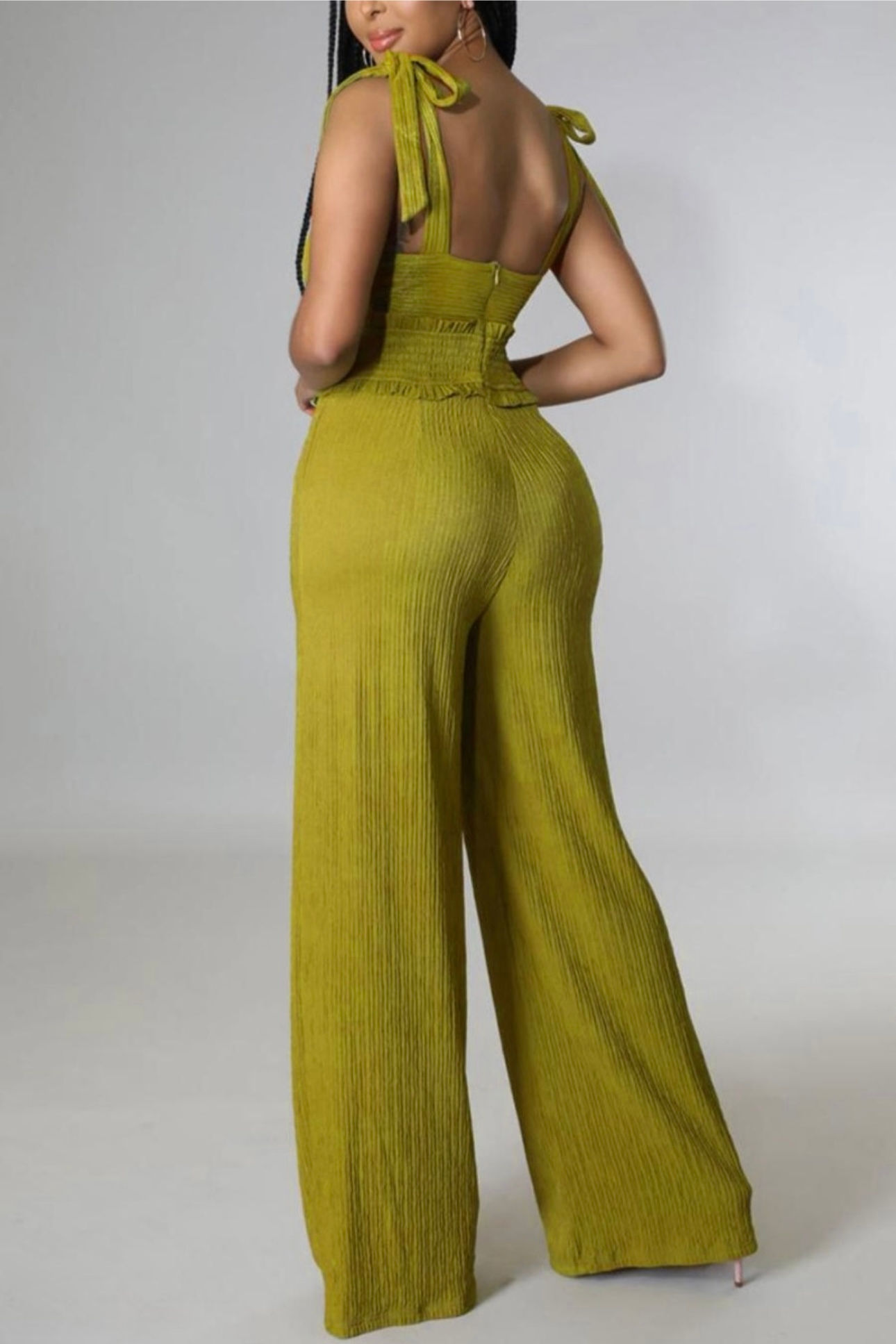 Green Going Out Jumpsuit