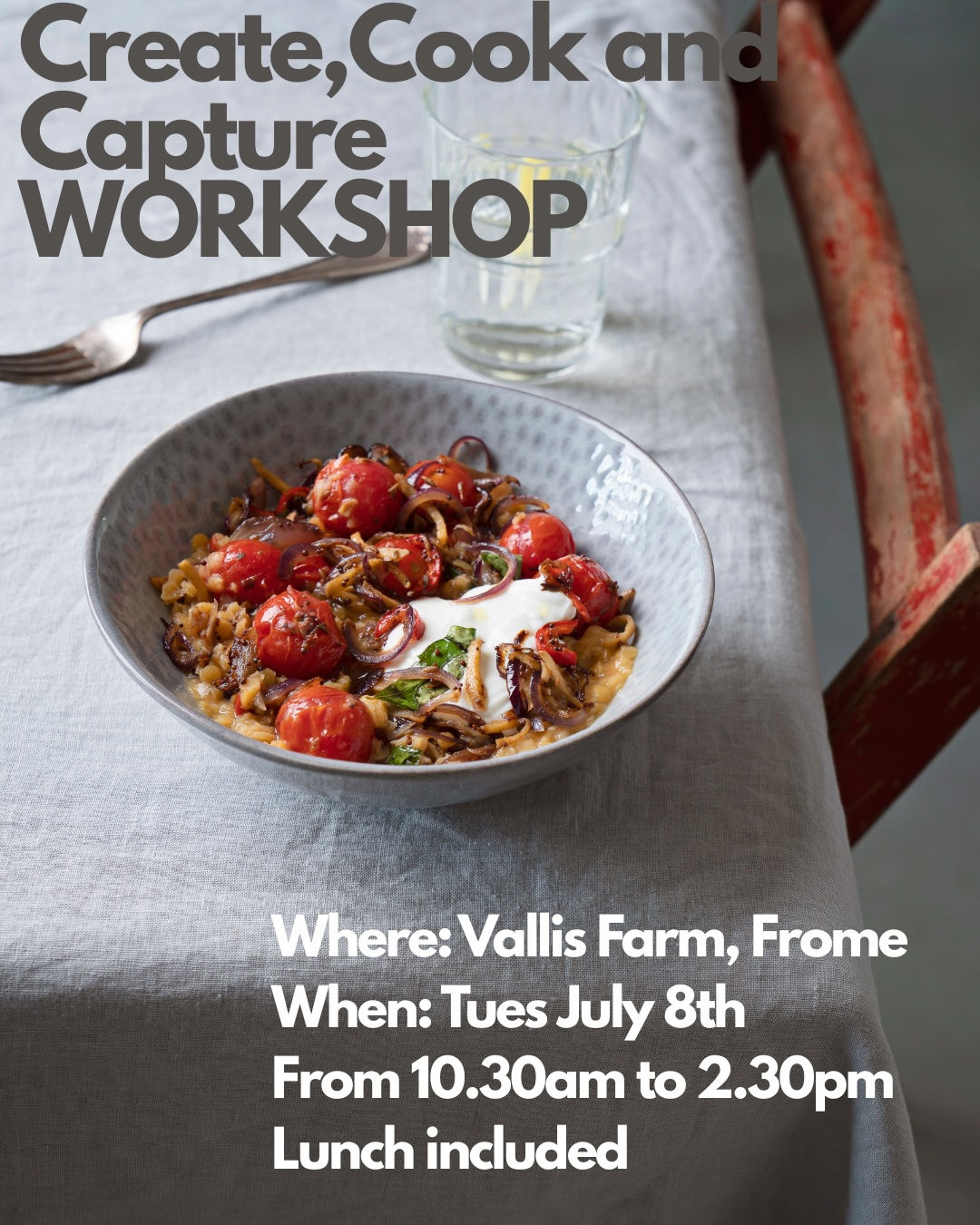 Recipe Creation and Food Photography Workshop