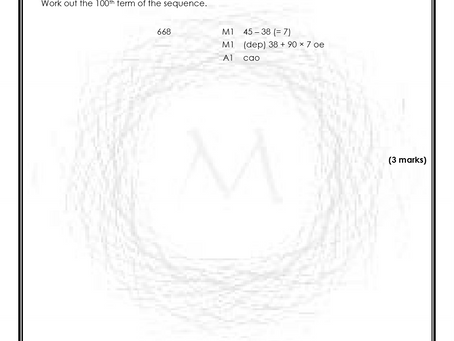 GCSE Question-a-Day 13th February 2022 Solution
