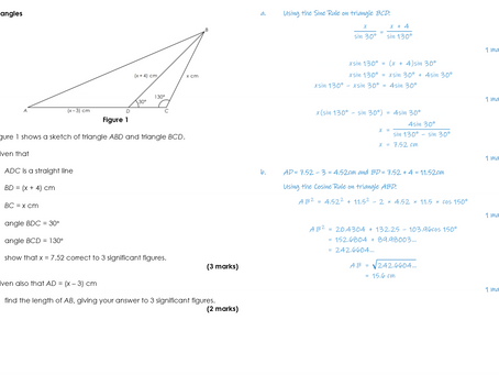 Triangles - Worked Solution