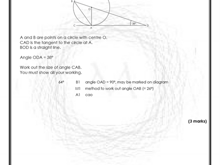 GCSE Question-a-Day 15th January 2022 Solution