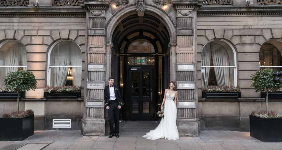 The George Hotel Couple Wedding Shoot
