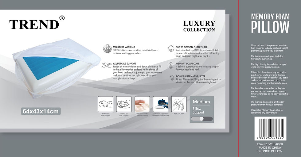 Thumbnail: PILLOW-TREND COOLING MARSHIMALLOW ترند مخدات مارشملو كولنج فووم