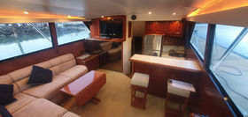 fishing charter in Panama pearl islands on 46ft Viking deep sea