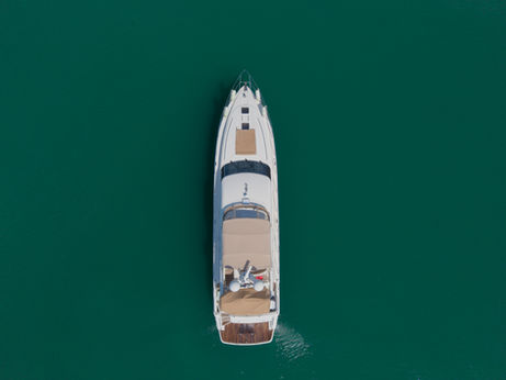 68' Viking aerial drone shot in Panama