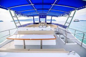 Panama boat party yacht rental 60ft Searenity power catamaran 