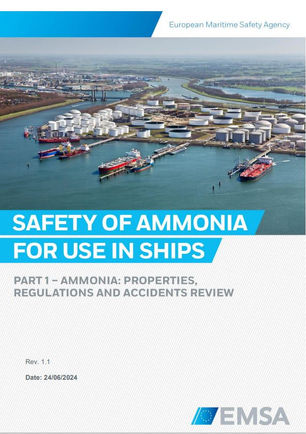 EMSA Publishes Two-Part Study on the Safety of Ammonia as a Marine Fuel