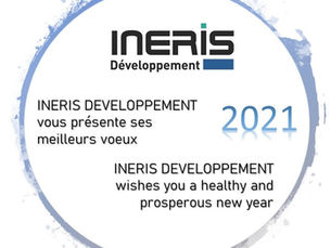Toute l'équipe d'INERIS DEVELOPPEMENT vous présente ses meilleurs vœux pour 2021 !