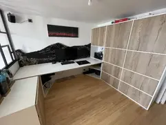 Aménagement Bureau personnalisé decors montagne