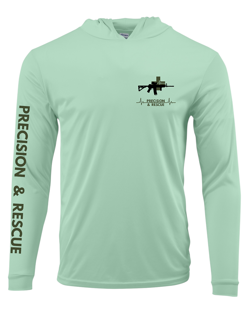 Thumbnail: Mint Green Hooded SPF Shirt