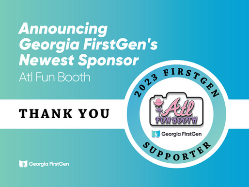 Announcing Georgia FirstGen's Newest Sponsor: Atl Fun Booth