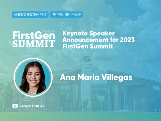 Keynote Speaker Announcement for 2023 FirstGen Summit