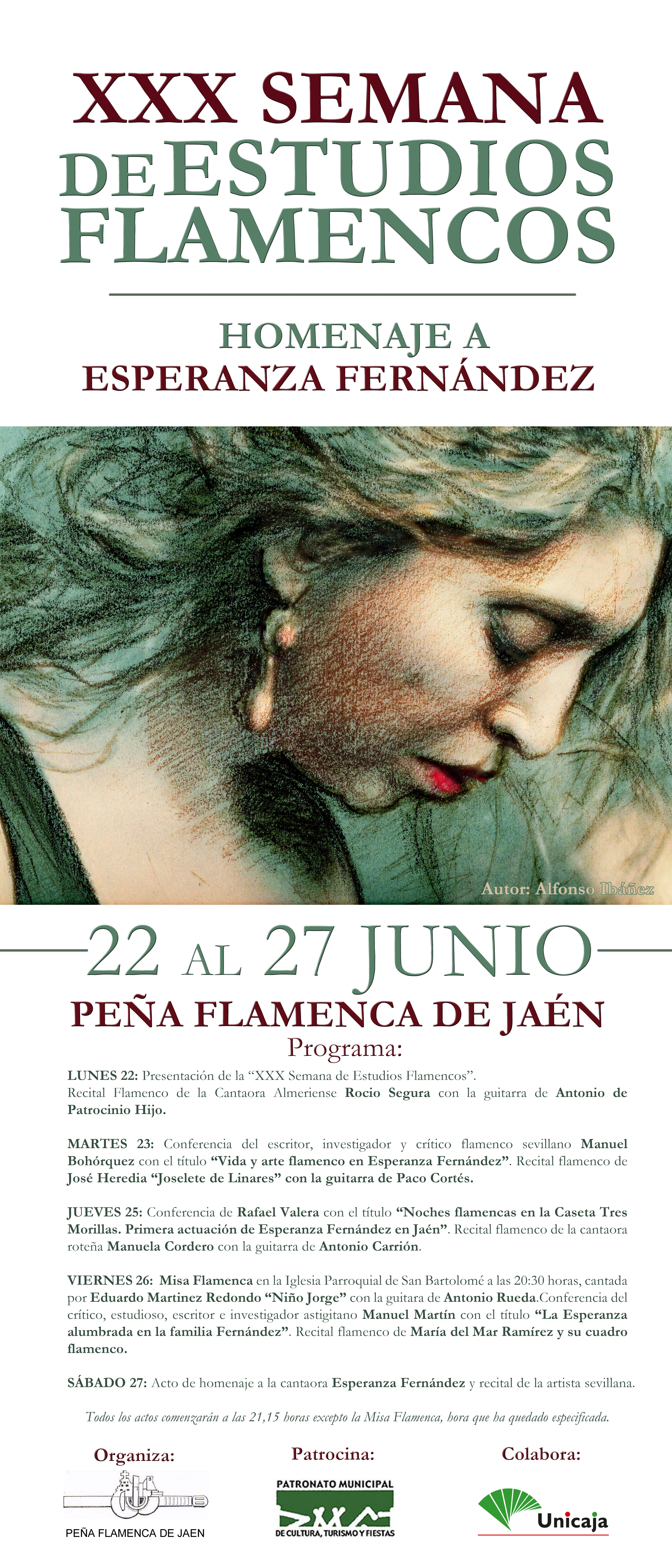 Separador XXX Semana de Estudios Flamencos