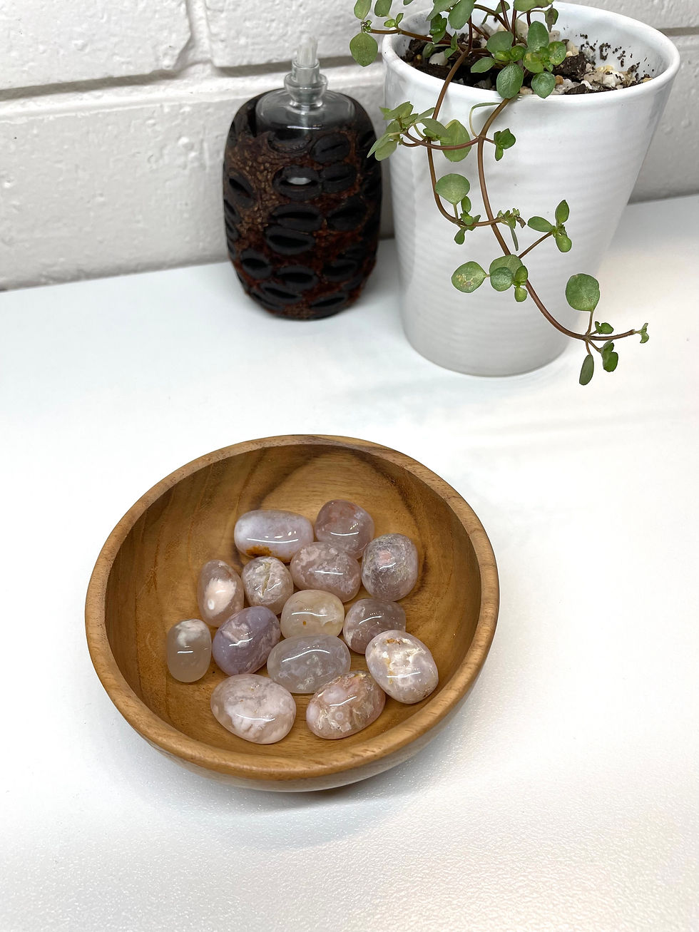 Flower Agate Tumbles