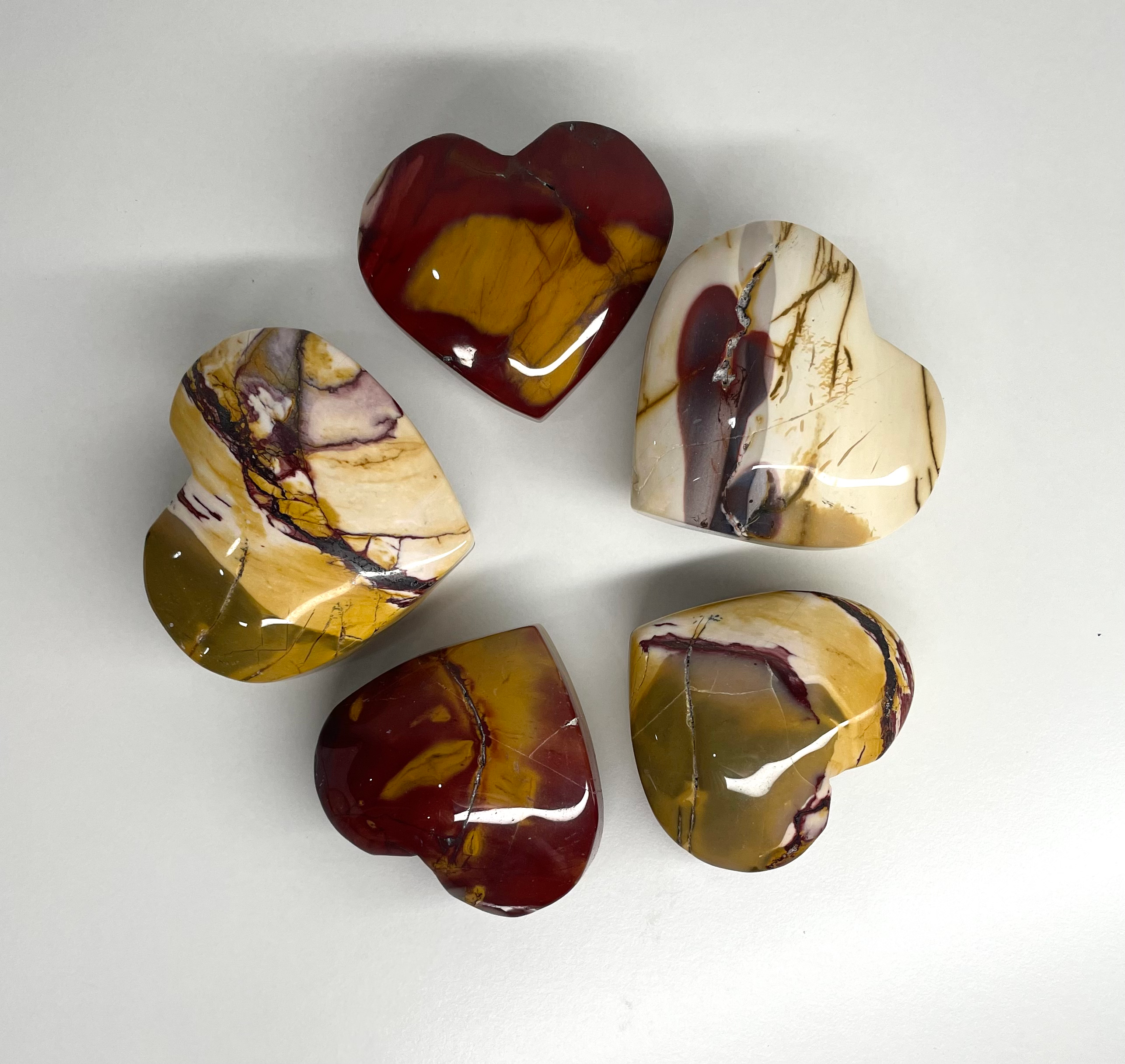 Mookaite Hearts