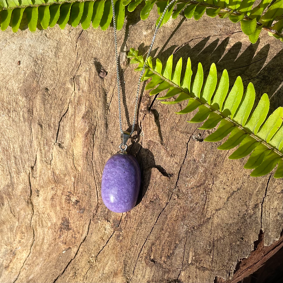 Thumbnail: Charoite Pendant Necklace