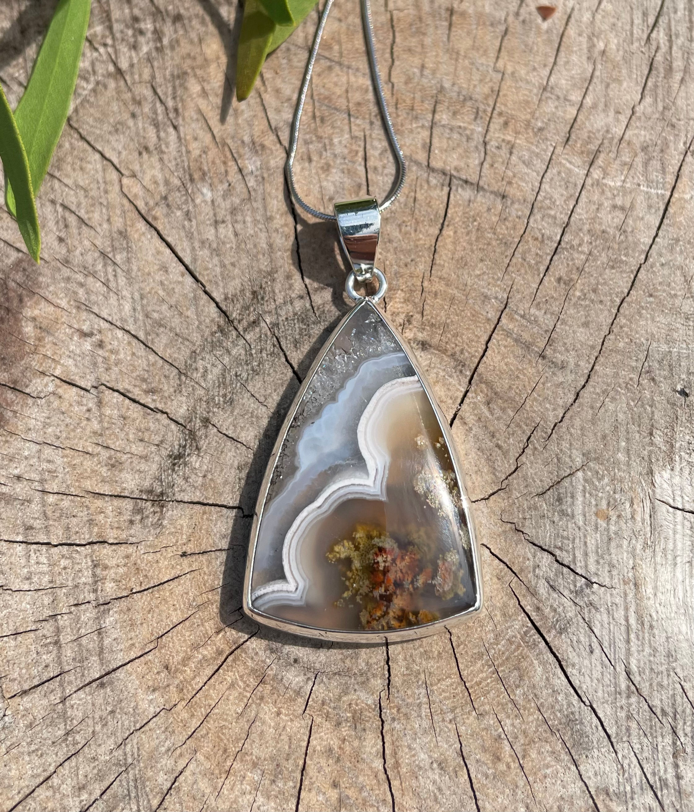 Scenic Moss Agate Necklace