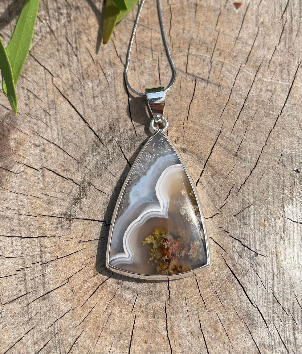 Scenic Moss Agate Necklace