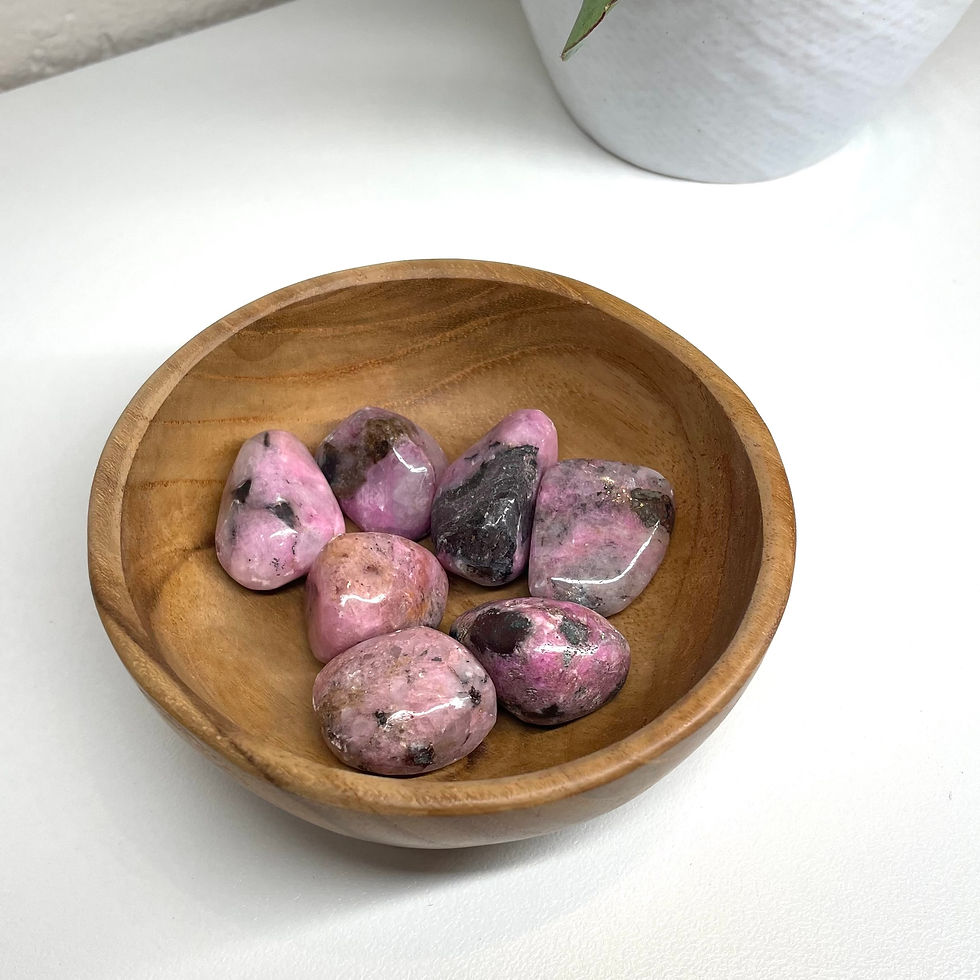 Cobaltoan Calcite Tumbles