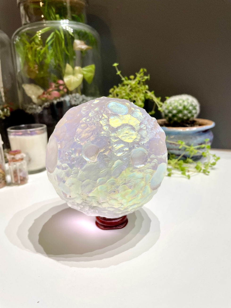 Aura Quartz Moon - Medium
