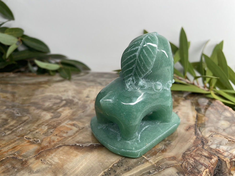 Thumbnail: Chikorita Pokémon - Green Aventurine and Fluorite
