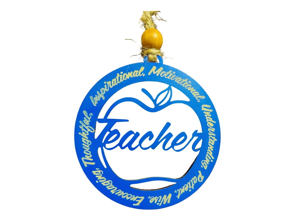 Thumbnail: Teacher Christmas Ornament