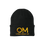 Thumbnail: OM Embroidered Beanie – Faith Over Fear Christian Knit Cap
