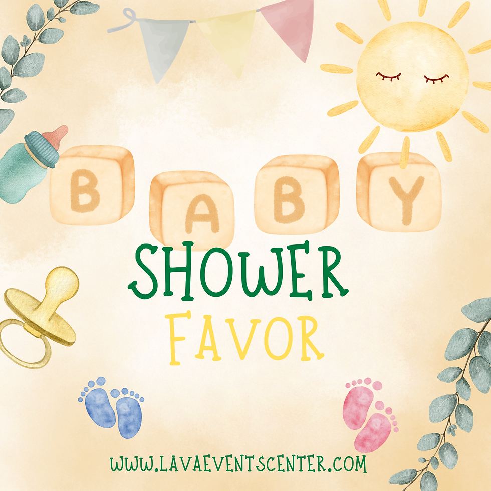 Baby Shower Favor Making - June