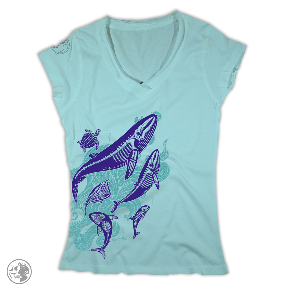 Playera para dama "Amar el Mar"