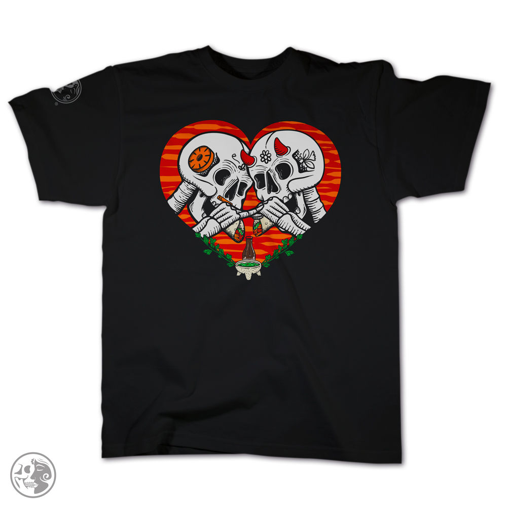 Playera caballero "Amor con tacos"